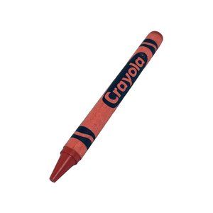 Crayola Crayon Retired Orange Red New Unused Binney & Smith New York Vintage